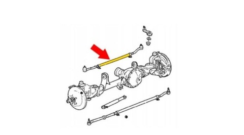 ТЯГА СИСТЕМИ K WJ JEEP GRAND CHEROKEE WJ 99-04 фото