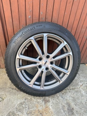 КОЛЕСА ДИСКИ AEZ 5X112 R17 ШИНИ ЗИМОВІ 225/50R17 CONTINENTAL 