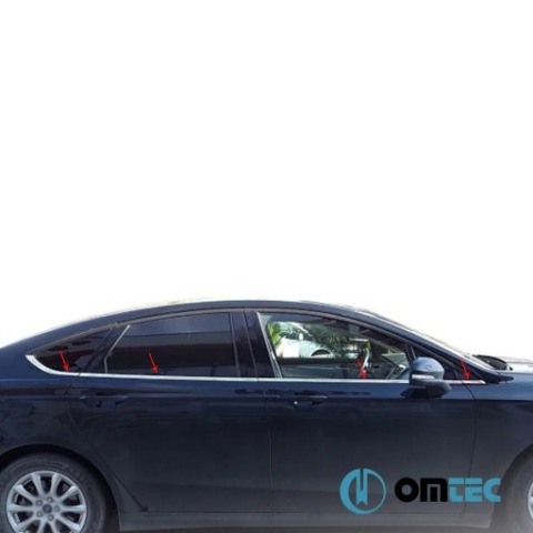 НАКЛАДКИ PRZYOKIENNE FORD MONDEO 5 2014-2022 ТЮНІНГ ХРОМ АКСЕСУАР 