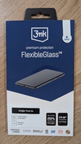 Szkło hybrydowe ochronne nowe 3mk Pixel 6a