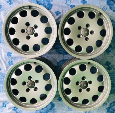 4 X АЛЮ ДИСКИ АЛЮМІНІЄВІ 5X112 R16, AUDI A6 C5, 8D0601025K 