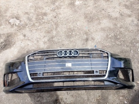 AUDI A6 C8 4K0 БАМПЕР ПЕРІД ПЕРЕДНІЙ 6 ПАРКТРОНІК ОМИВАЧІ РЕСТАЙЛ 4K0807437 ХОРОШИЙ СТАН 