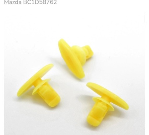 BC1D-58-762 КЛІПСИ УЩІЛЬНЮВАЧІ MAZDA PEUGEOT HONDA NISSAN CITROEN 10 ШТ 