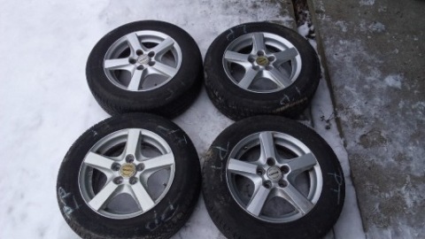 КОЛЕСА R15 5X112 ТИТАНОВЫЕ ДИСКИ VW SKODA 