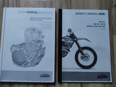 SERWISOWKA MANUAL SERVICE KTM 250  