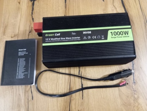 ПРЕОБРАЗОВАТЕЛЬ GREEN CELL 12V 1000/2000W 