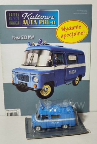 ТИП АВТО ТОКМАК 522 KW MILICJA 1:43 DEAGOSTINI KULTOWE АВТО PRL ХІТ АКЦІЯ 