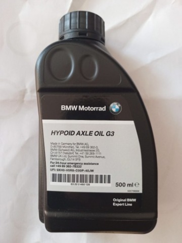 МАСТИЛО PRZEKLADNIOWY HYPOID AXLE OIL G3 BMW MOTORRAD 