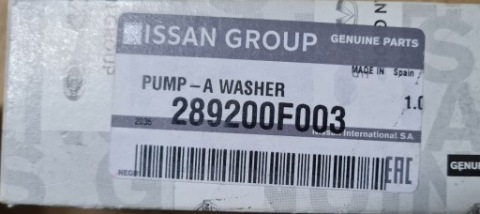 289200F003 ОРИГІНАЛ НАСОС ОМИВАЧА NISSAN 