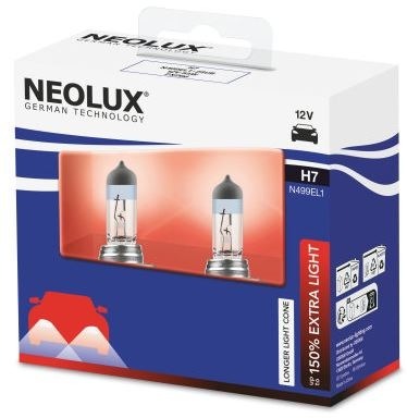 ЛАМПОЧКИ H7 NEOLUX 150% EXTRA LIGHT 12V 55W