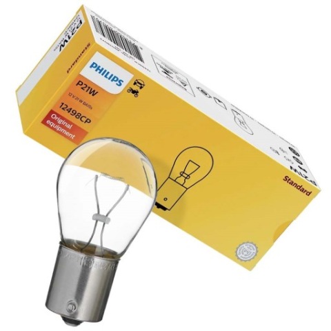 ЛАМПОЧКА PHILIPS P21W 12V 21W BA15S 12498CP 