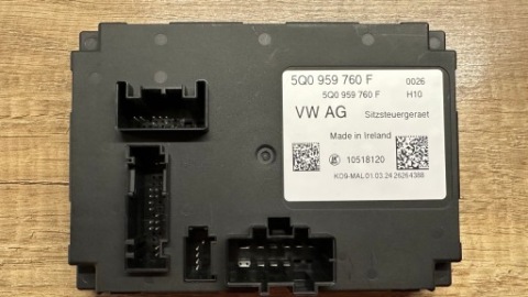 МОДУЛЬ БЛОК КЕРУВАННЯ СИДІННЯ 5Q0959760F VW/SKODA/SEAT/AUDI 