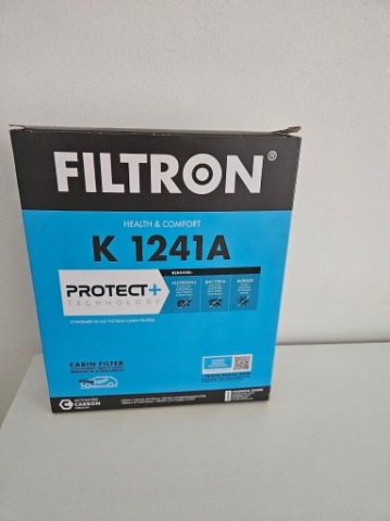 ФІЛЬТР САЛОННИЙ FILTRON K 1241A ВУГЛЕЦЕВИЙ 