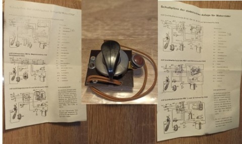 BMW R35 , BMW R4 , BMW R12 ЗАМОК ЗАПАЛЕННЯ BOSCH NSU ВИМИКАЧ ЗАПАЛУ EAS 170 