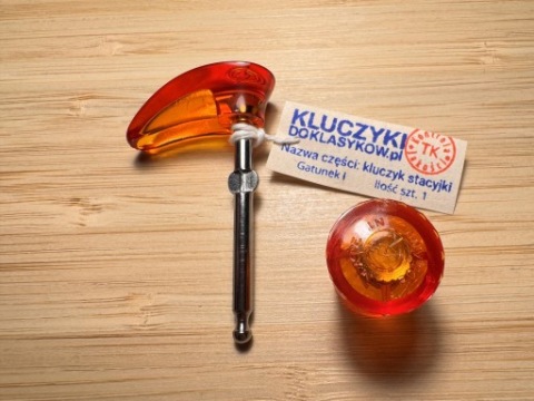 КЛЮЧИК ЗАПАЛЮВАННЯ – WSK / WFM / - 46MM СВІТЛИЙ BURSZTYN + ВІДСТІЙНИК 