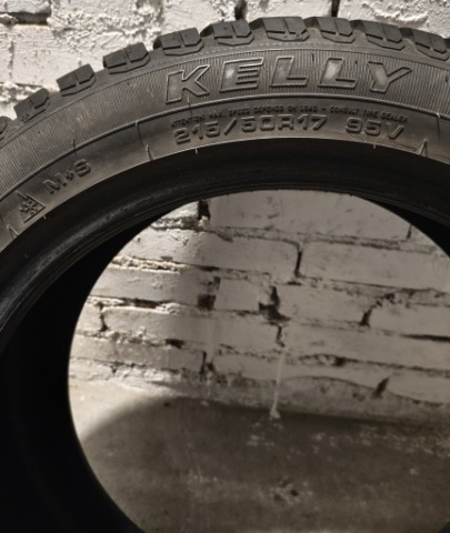 2 SZT. Б/У ШИНЫ ЗИМНИЕ KELLY WINTER W ROZMIARZE 215/50R17 95V. 