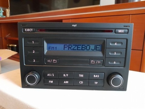 RADIO VW RCD 200 MP3 POLO GOLF PASSAT T5 FOX  