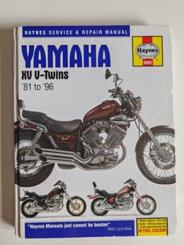 КНИЖКА СЕРВІСНА YAMAHA XV (VIRAGO) V TWINS 81-96 РІК 