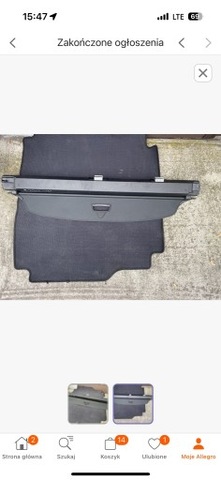 CURTAIN BOOT MERCEDES W212 FACELIFT UNIVERSAL 2013  