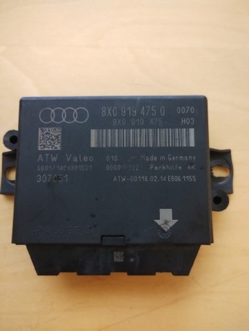 MODUŁ ПАРКТРОНІК AUDI A1 NUMER 8X0919475Q