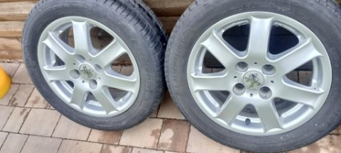 КОЛЕСА PEUGEOT 15 ДЮЙМИ 4X108 ДИСКИ Z ШИНАМИ 