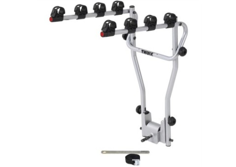 БАГАНИК ВЕЛОСИПЕДНИЙ THULE 9708 NA 4 ROWERY, ОСВІТЛЕННЯ I АДАПТЕР DAMKA 