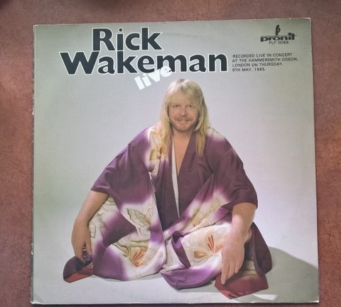 LP Rick Wakeman Live At Hammersmith 1985 YES MINT 