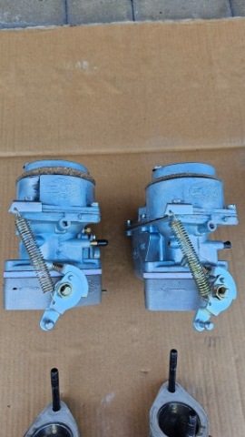 КОМПЛЕКТ КАРБЮРАТОРЫ EMPI 40MM FILTRY, КОЛЛЕКТОРЫ VW T1 