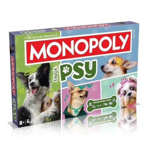 Gra planszowa Monopoly Psy Winning Moves