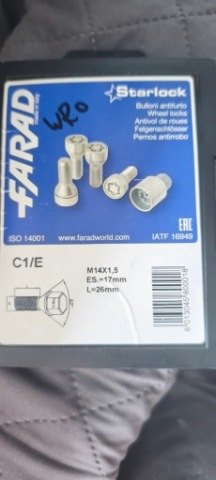 БОЛТИ СЕКРЕТКИ M14*1,5 