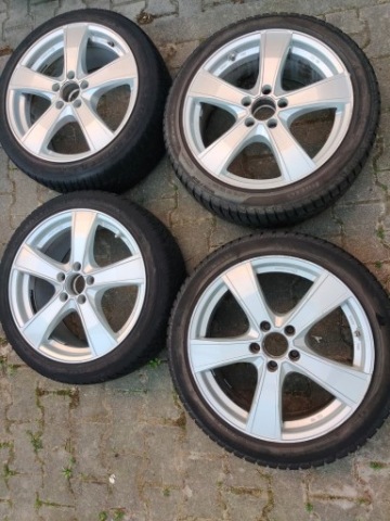 КОМПЛЕКТ 4 SZT. ДИСКІВ OXXO PROTEUS 8X18 ET45 5X112 Z ШИНАМИ OKAZJA! 