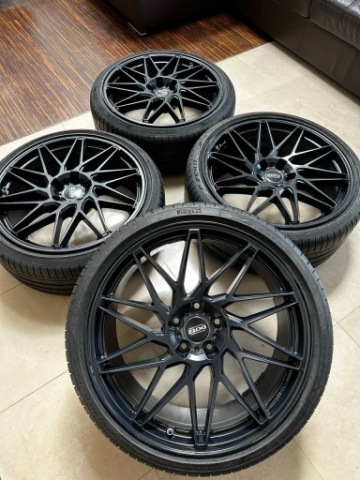 КОЛЕСА 4FELGA DOTZ TANAKA ЧОРНИЙ 21 (2XET30 2XET40), ШИНИ PIRELLI PZ4 