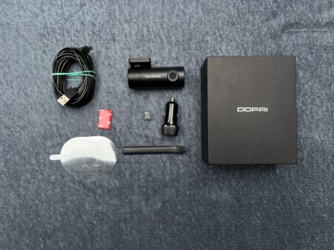 ВИДЕОРЕГИСТРАТОР DDPAI МИНИ PRO 1296P + КАРТА GOODRAM 128GB 