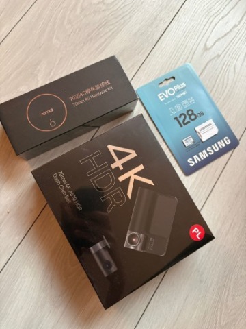 70MAI 4K A810 DASH CAM SET, RC12 REAR CAMERA + 4G HARDWARE НАБІР + SD 128GB 