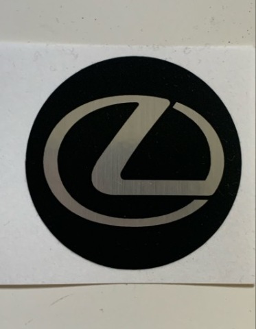 НАКЛЕЙКИ ЕМБЛЕМА ЛОГОТИП ЗНАЧОК LEXUS 55MM ПЛОСКИЙ 