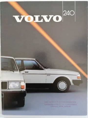 Prospekt Volvo 240. 1987r UNIKAT