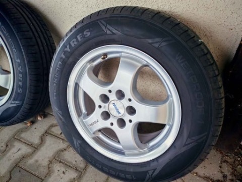 ТИТАНОВІ ДИСКИ КОЛЕСА RONDELL 5X108 RENAULT 195 65 R15 NOKIAN 15 ЛІТО 