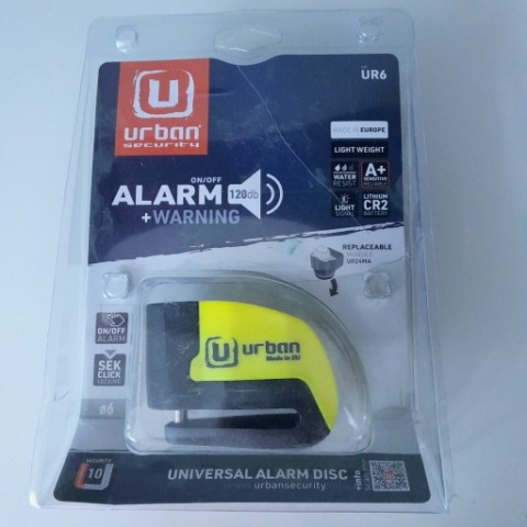 БЛОКУВАННЯ ТОРМОЗА СИГНАЛІЗАЦІЯ URBAN SECURITY UR6 