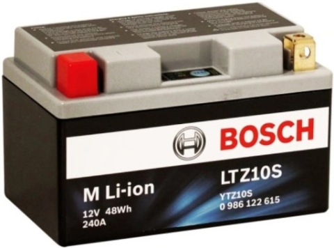 BOSCH АКУМУЛЯТОР M LI-ION, LTZ10S 12V, 48WH, 240A 