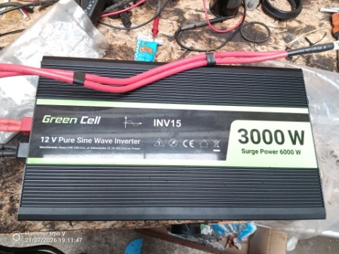 ПЕРЕТВОРЮВАЧ 12V/230V 3000W/6000W GREENCELL 