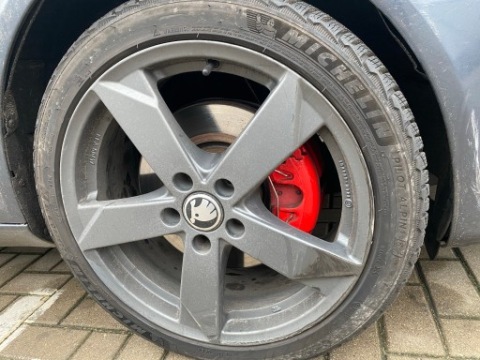 СУПОРТ СКОБА 741 ДИСКОМ 312MM КОЛОДКИ VW SKODA OCTAVIA RS AUDI SEAT SWAP 