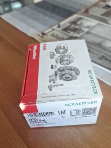 SCHAEFFLER FAG 713630300 ПІДШИПНИК КОЛЕСА ЗАД DO CLIO 2 