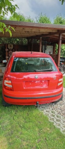 БАМПЕР SKODA FABIA 1 РЕСТАЙЛ 2005 КОЛІР 8151 ЧЕРВОНИЙ 