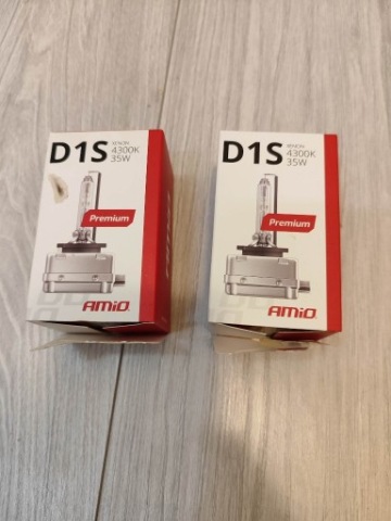 2X ZAROWKA, ЛАМПОЧКА КСЕНОН КСЕНОН AMIO D1S 35W 4300K 