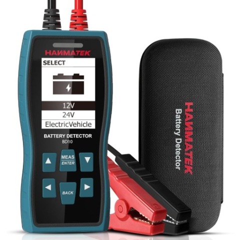 ТЕСТЕР AKUMULATOROW 12V 24V HANMATEK BD10 ANALIZATOR ГЕНЕРАТОРУ CCA 