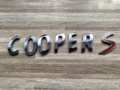 ЕМБЛЕМА НАДПИС МІНІ COOPER S R55 R56 R57 - ОРИГІНАЛ 