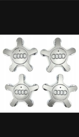 AUDI КОВПАЧКИ NA ДИСКИ GWIAZDY ЗАГЛУШКИ ДИСКІВ ПАВУКИ КОВПАЧКИ AUDI 135MM 4 ШТУКИ 