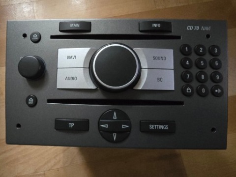 РАДІО OPEL CD70 NAVI WYLOGOWANE 