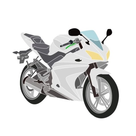 КОМПЛЕКТ ОБТІЧНИК YAMAHA YZF-R 125 08-13 NIEMALOWANE 