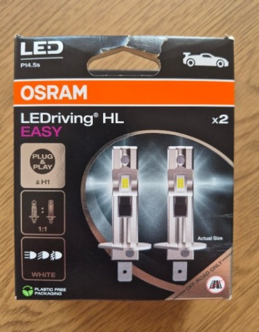 ЛАМПОЧКИ OSRAM LEDDRIVING HL EASY 12V 9W P14.5S 64150DWESY-2HB 